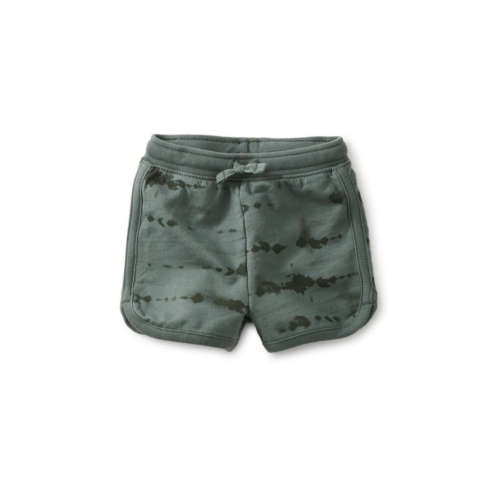 NWT Tea Collection Baby Sport Shorts Shibori Tie Dye Blue Size 6-9 Months
